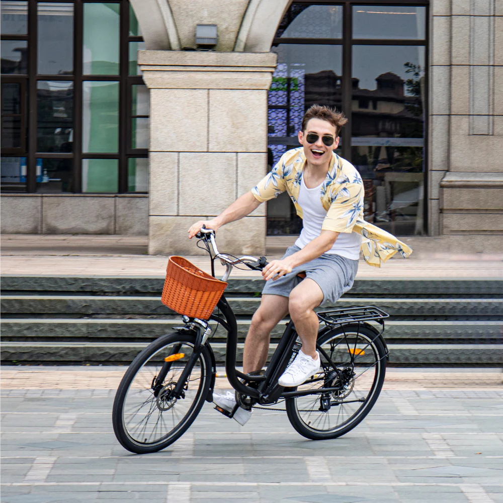 DYU C6 26 inch stedelijke elektrische fiets