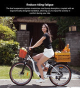 DYU C6 Pro elektrische fiets, 250W motor, 36V 15.6Ah