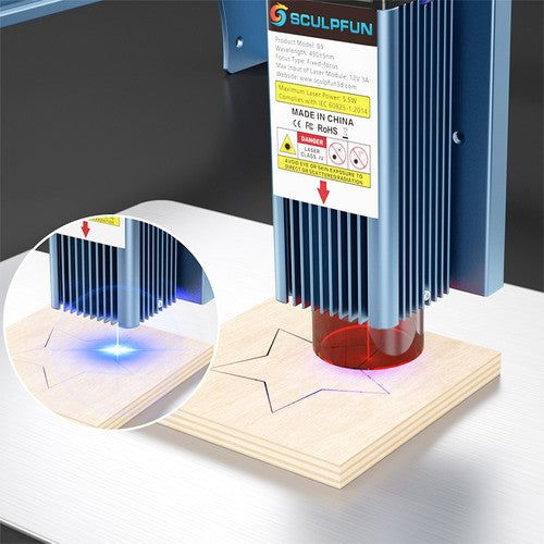 SCULPFUN S9 5,5W lasergraveermachine