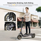 Ausom K20 Pro Elektrische Scooter, 1000W Motor, 48V 18Ah