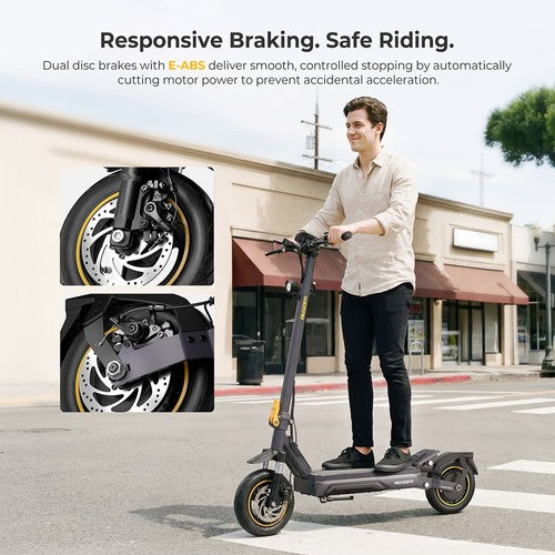 Ausom K20 Pro Elektrische Scooter, 1000W Motor, 48V 18Ah