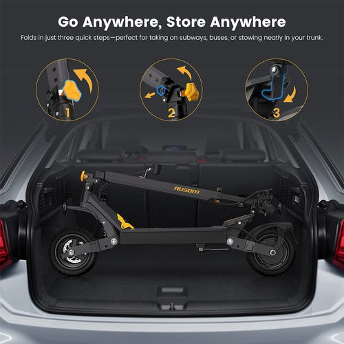Ausom L1 elektrische scooter, 800W motor, 48V 15,6Ah