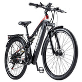 RANDRIDE YG90B-29 elektrische fiets, 1000 W, 48 V 17 Ah batterij, 45 km/u