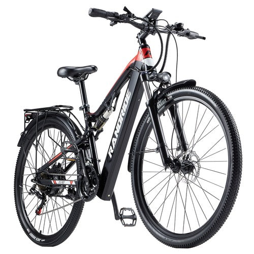 RANDRIDE YG90B-29 elektrische fiets, 1000 W, 48 V 17 Ah batterij, 45 km/u
