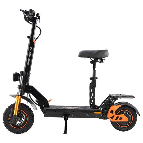 TWOFISH V5 MAX elektrische scooter met zitje, 800W motor, 48V 18Ah