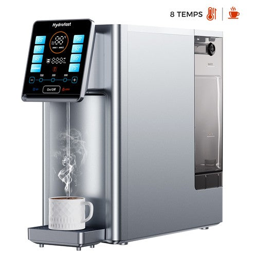 Hydrofast W100 waterzuiveraar voor op het aanrecht met warm en lauw water.
