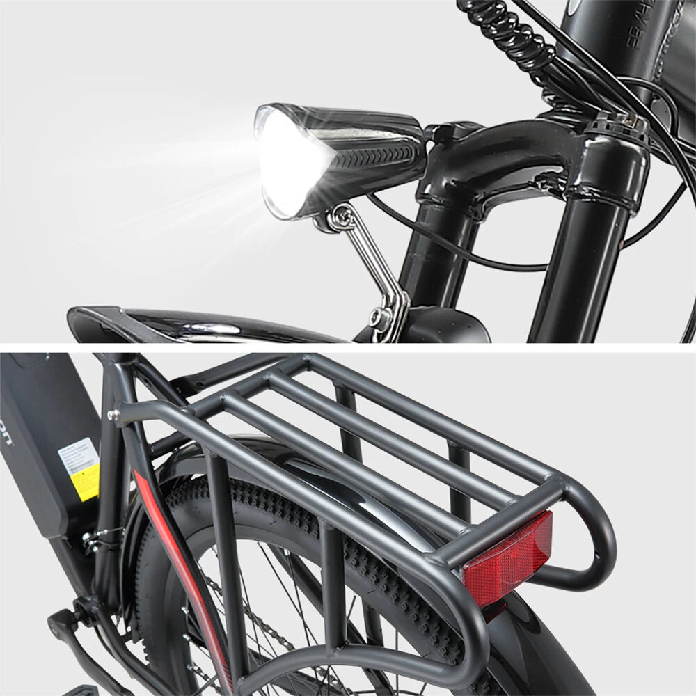 SINOHON EM200 Elektrische Fiets 48V 12.5AH, 500W Motor