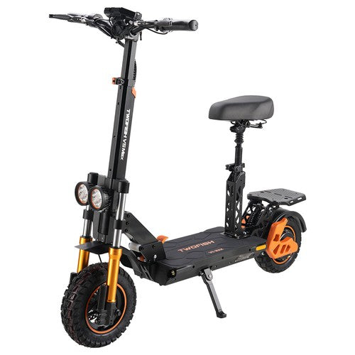 TWOFISH V5 MAX elektrische scooter met zitje, 800W motor, 48V 18Ah