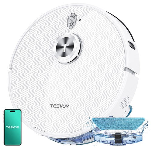 Tesvor S8 Pro 2-in-1 robotstofzuiger met dweilfunctie 6000Pa
