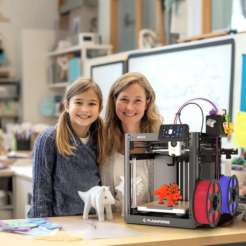 Flashforge AD5X 3D-printer, slim printen in 4 kleuren