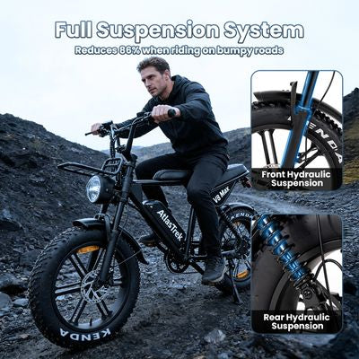 AtlasTrek V8 Max elektrische fiets 48V 15Ah 500W