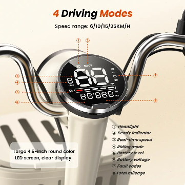 iScooter Y16 Elektrische Scooter 1200W