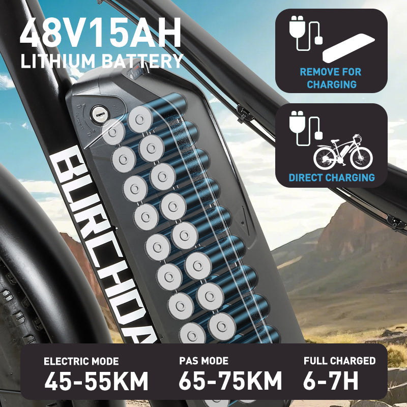 Burchda RX02 elektrische fiets 1000W