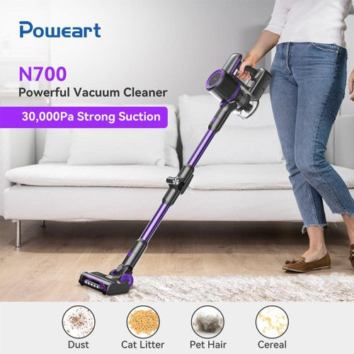 POWEART N700 Draadloze Stofzuiger 30 kPa