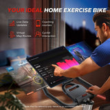 MERACH S38 magnetische hometrainer, maximaal draagvermogen 136 kg