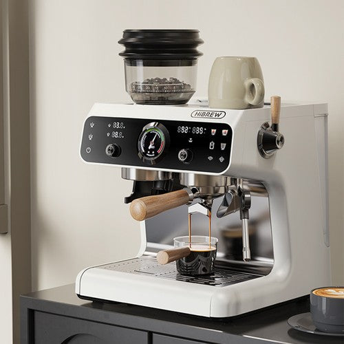 HiBREW H7B espressomachine, dubbel verwarmingssysteem, 58 mm portafilter