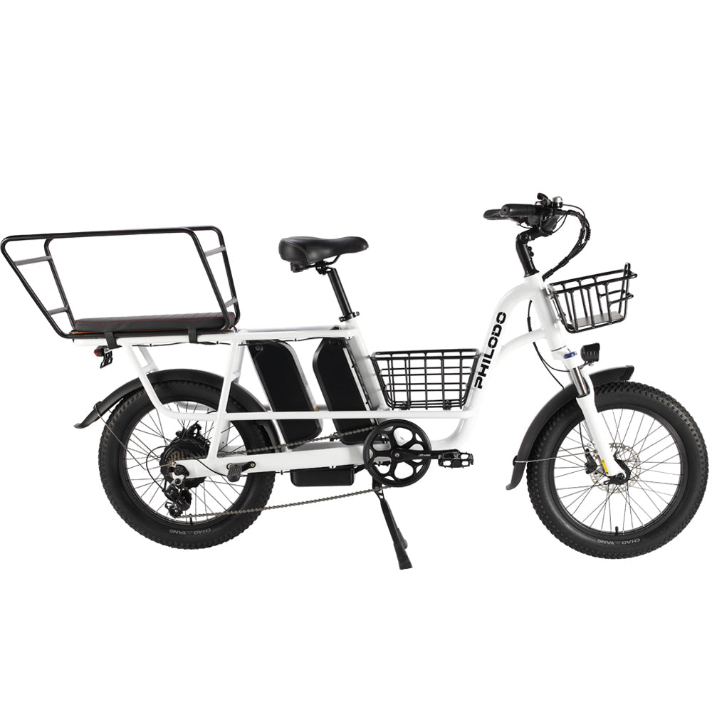 PHILODO Traveller elektrische fiets voor het hele gezin en met bagage.