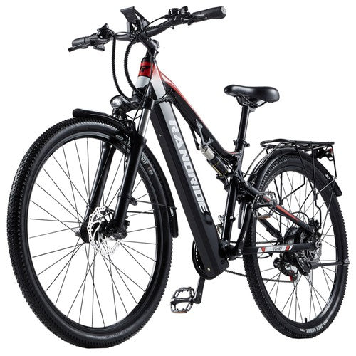 RANDRIDE YG90B-29 elektrische fiets, 1000 W, 48 V 17 Ah batterij, 45 km/u