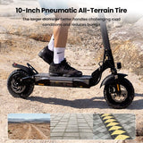 iScooter W9 elektrische scooter, 1000W motor, 48V 14Ah