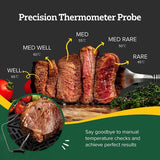 CHEFREE AF500 1700W 6,5L Airfryer, met slimme thermometer met sonde
