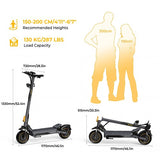 Ausom K20 Pro Elektrische Scooter met dubbele motor 1000W*2