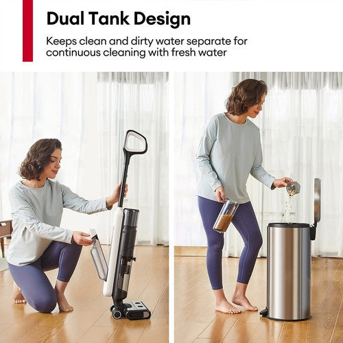 Ultenic AC1 Elite draadloze stofzuiger en dweil met zelfreinigende functie