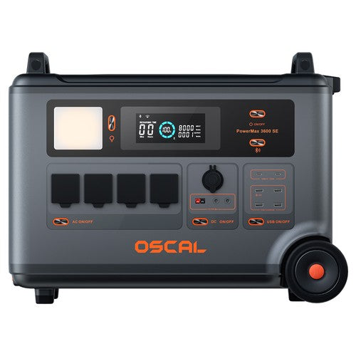 Oscal PowerMax 3600SE draagbare energiecentrale, 3600Wh