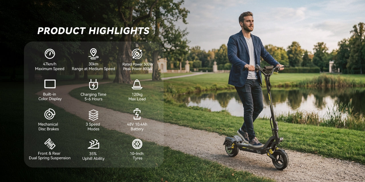 OOTD T08 Elektrische Scooter 800W