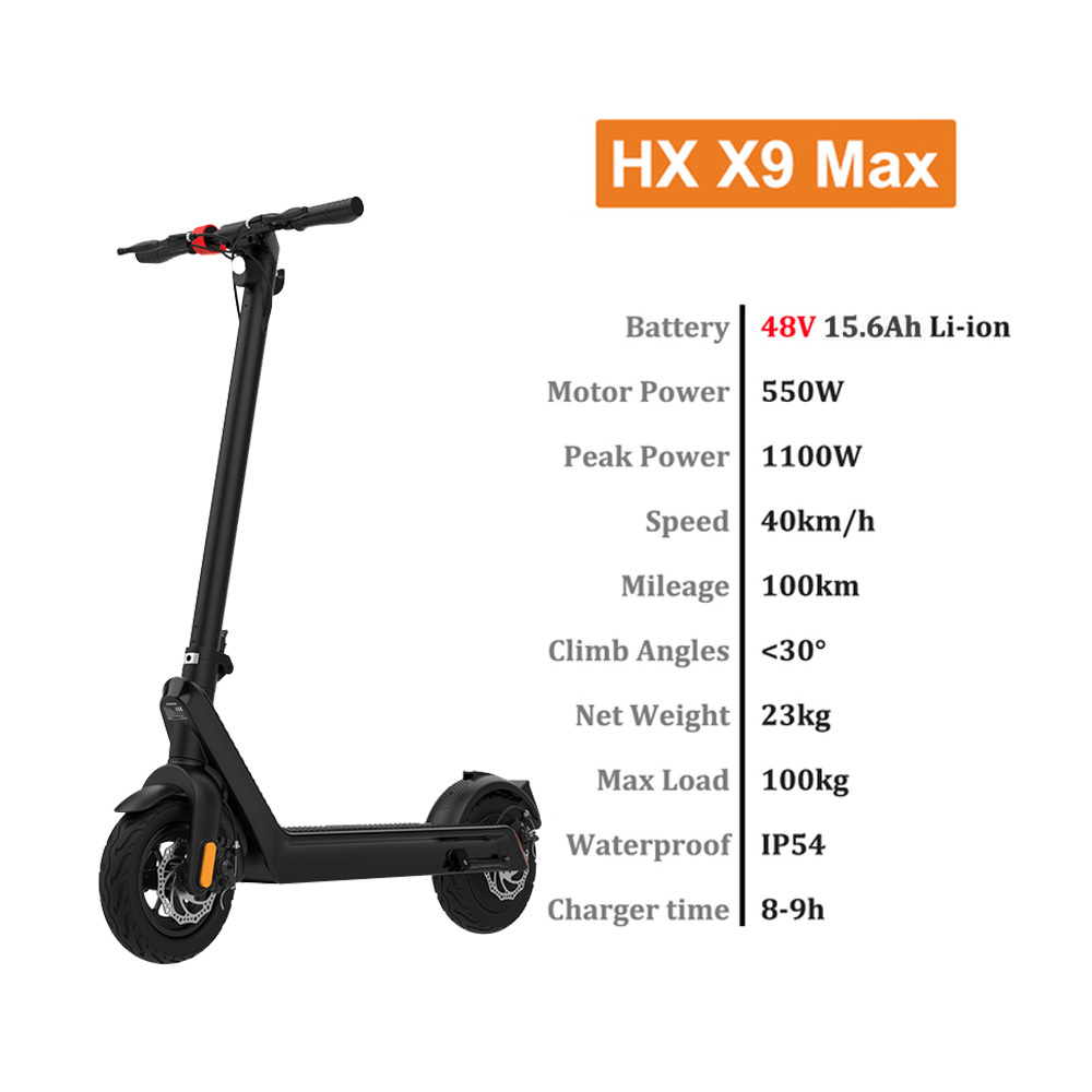HX X9 PRO MAX elektrische scooter