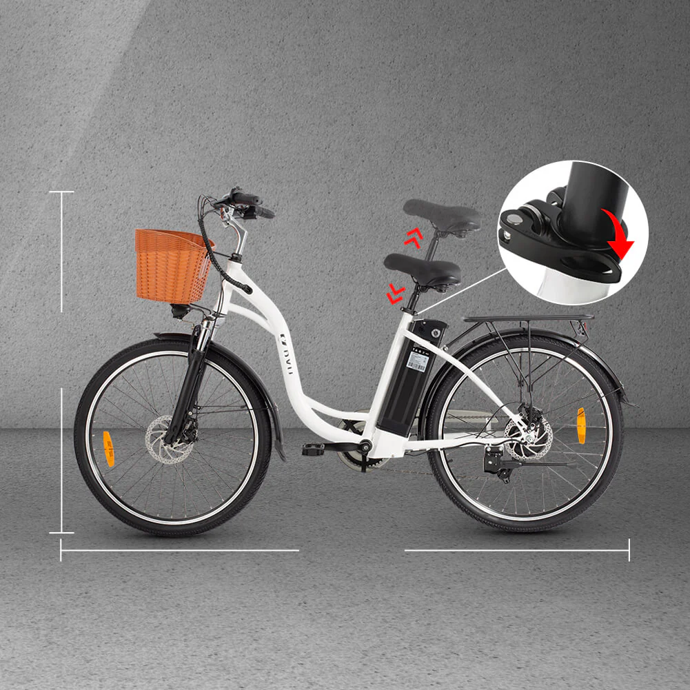 DYU C6 26 inch stedelijke elektrische fiets