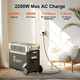 FOSSiBOT F3600 Pro draagbaar powerstation, 3840Wh LiFePO4-batterij, max. 11520Wh uitbreiding, 3600W