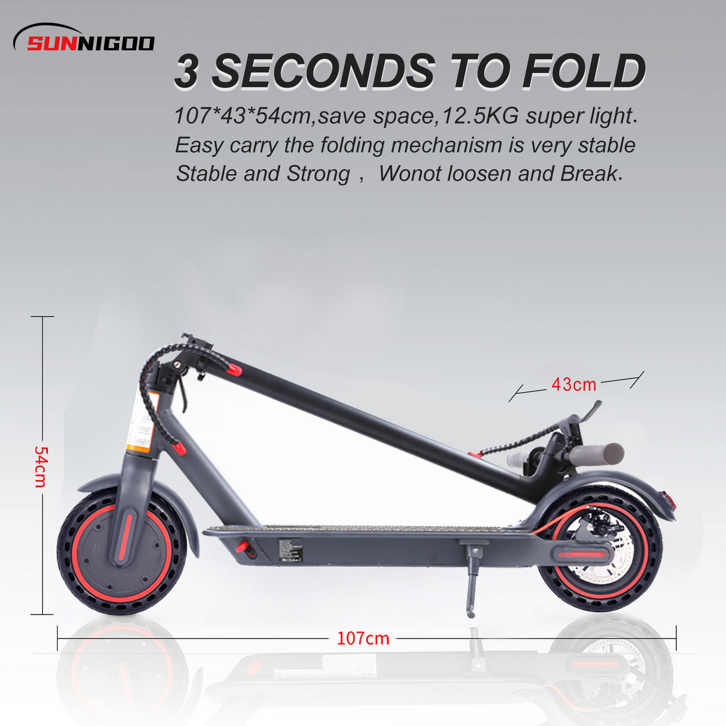 SUNNIGOO N7PRO | 350W Opvouwbare Elektrische Scooter