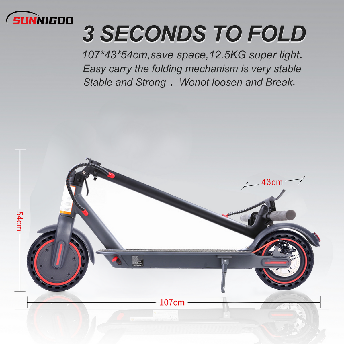 SUNNIGOO N7PRO | 350W Opvouwbare Elektrische Scooter