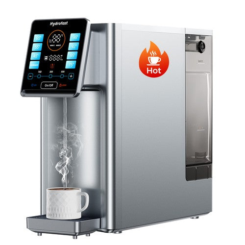 Hydrofast W100 waterzuiveraar voor op het aanrecht met warm en lauw water.