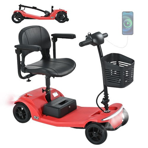 Sweetrich S2 Scootmobiel, 250W Motor, 24V 12Ah