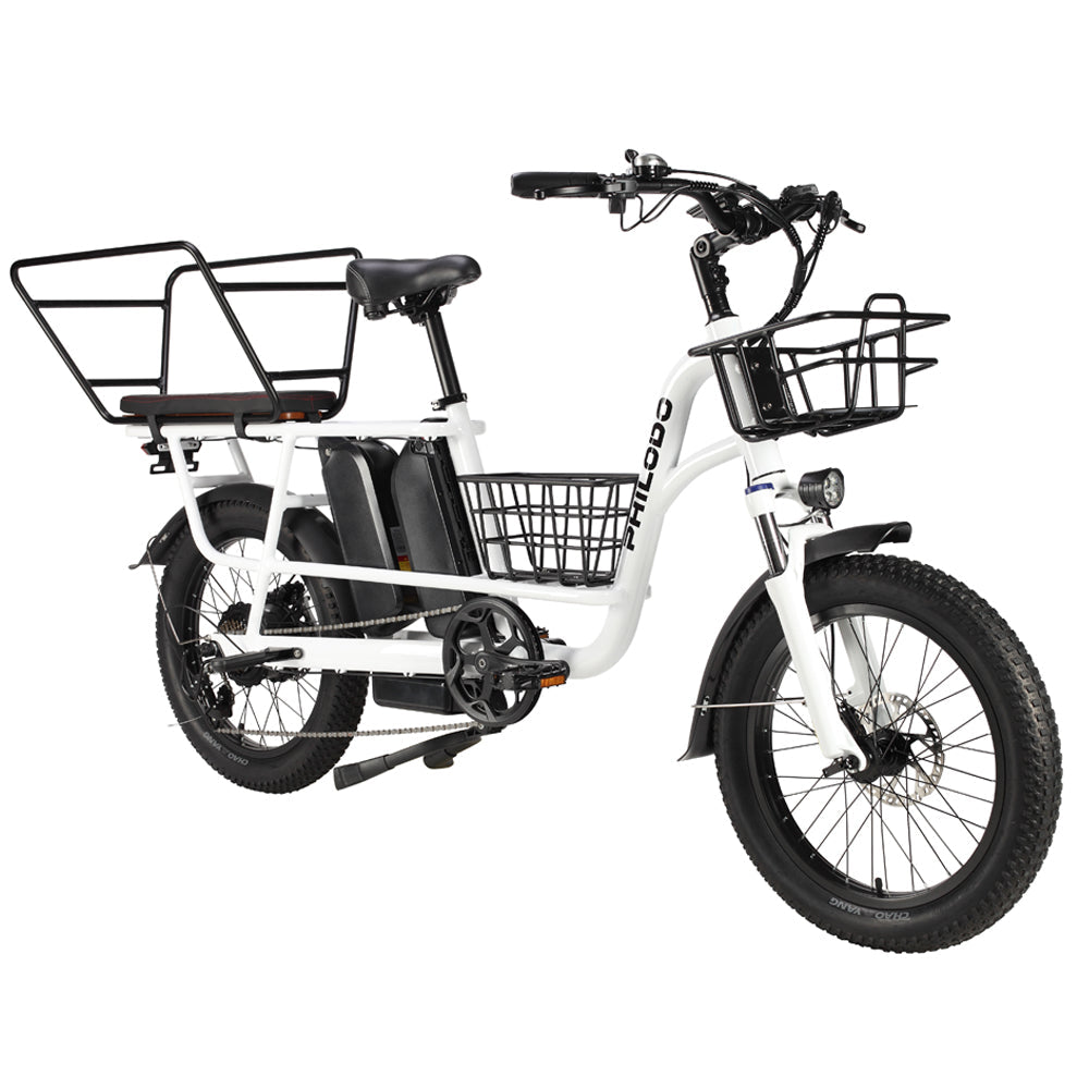 PHILODO Traveller elektrische fiets voor het hele gezin en met bagage.