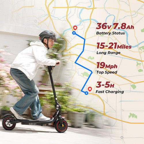 iScooter W5 elektrische scooter, 350W motor, 36V 7,8Ah