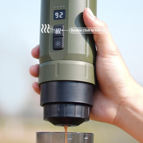 HIBREW H4C draagbare espressomachine, handmatige koffiemachine voor op de camping