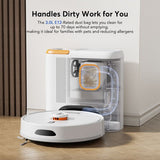 Teendow D20S MAX+ 2-in-1 robotstofzuiger en huisdierverzorgingsset, 6000 Pa