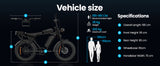 AtlasTrek X5 elektrische fiets 48V 15Ah 250W