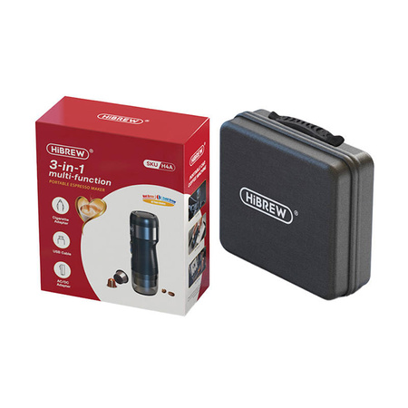 Draagbaar 3-in-1 koffiezetapparaat met opbergkoffer 80W HiBREW H4A