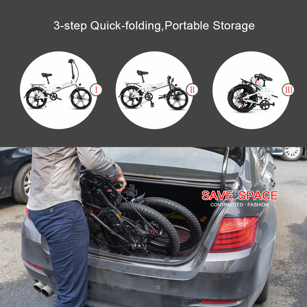 SAMEBIKE 20LVXD30-II Opvouwbare elektrische fiets