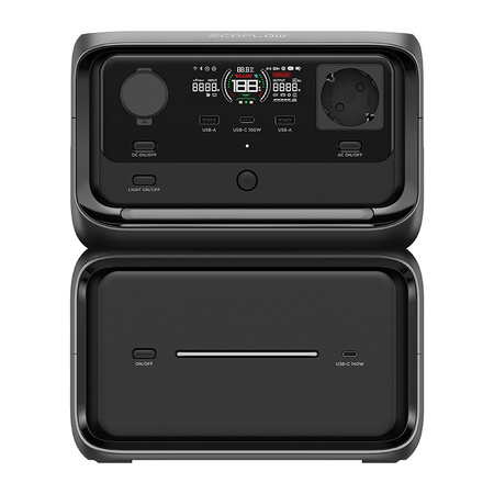 EcoFlow River 3 Max Plus 858Wh Power Station (Draadloos)