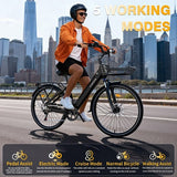 E·Bycco V1 elektrische fiets, 250W motor, 36V 15,6Ah