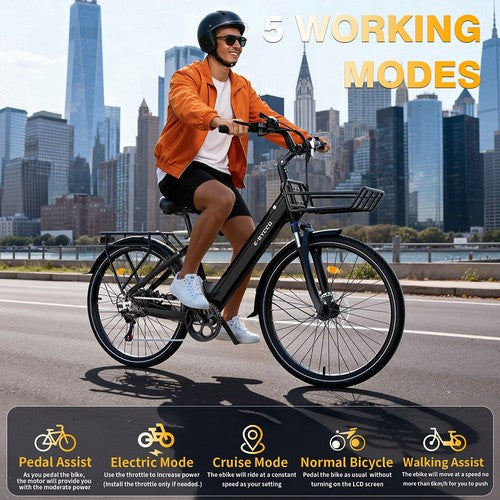E·Bycco V1 elektrische fiets, 250W motor, 36V 15,6Ah