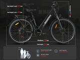 SAMEBIKE RS-A01 Pro-T elektrische stadsfiets
