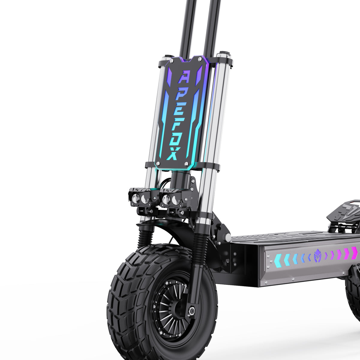 APEFOX T90 elektrische step, 2100W*2 motor, 60V 31.2Ah