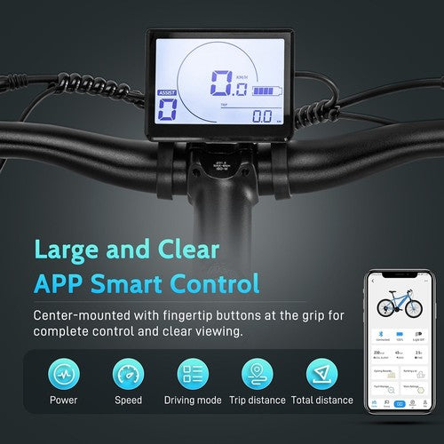 Fafrees FM8 Pro elektrische fiets met 27,5 inch luchtbanden, 36V 250W middenmotor.