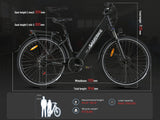 Samebike RS-A01 PRO elektrische fiets 15Ah