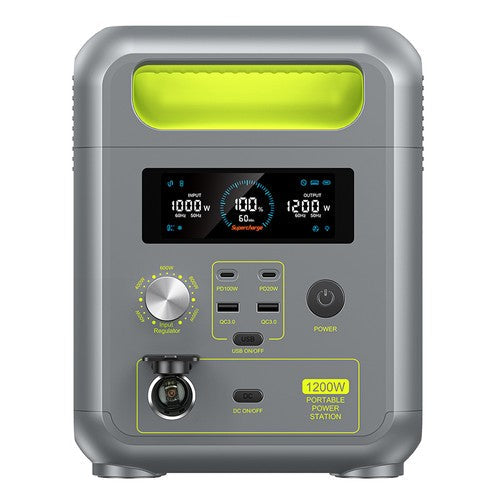 FOSSiBOT F1200 draagbaar powerstation, 1024Wh capaciteit, 1200W nominaal vermogen